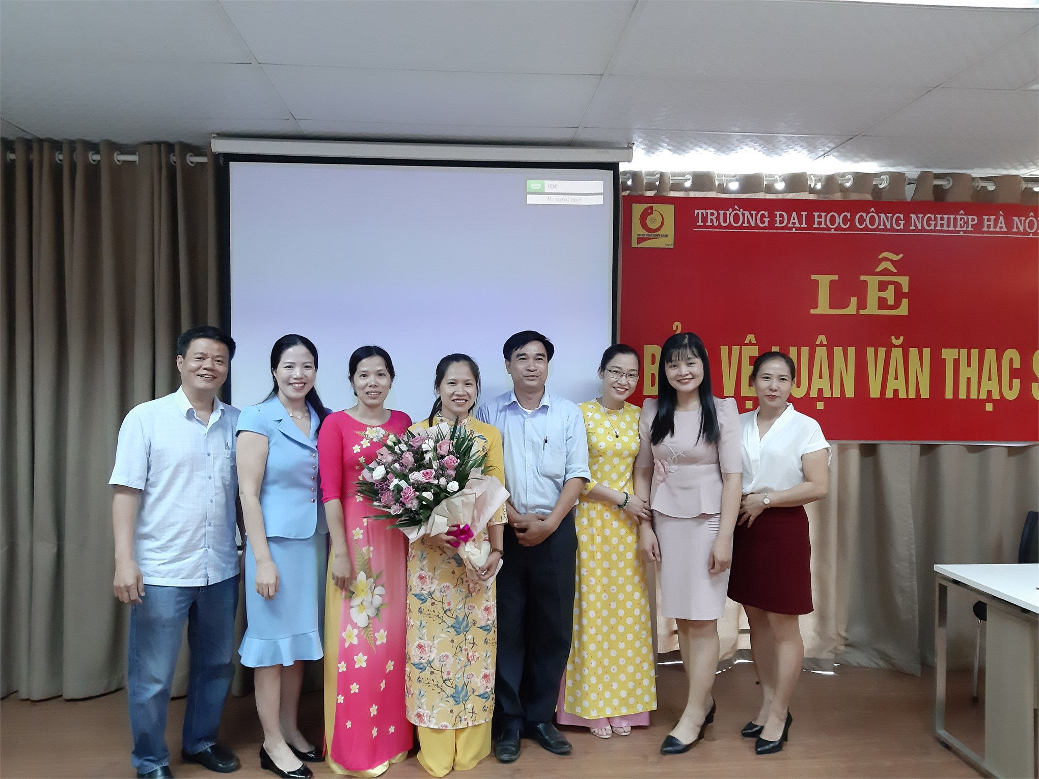 Tổ chức Lễ bảo vệ luận văn thạc sĩ ngành Kế toán cho các học viên cao học khóa 8 đợt 1 (2018-2020), Trường Đại học Công nghiệp Hà Nội