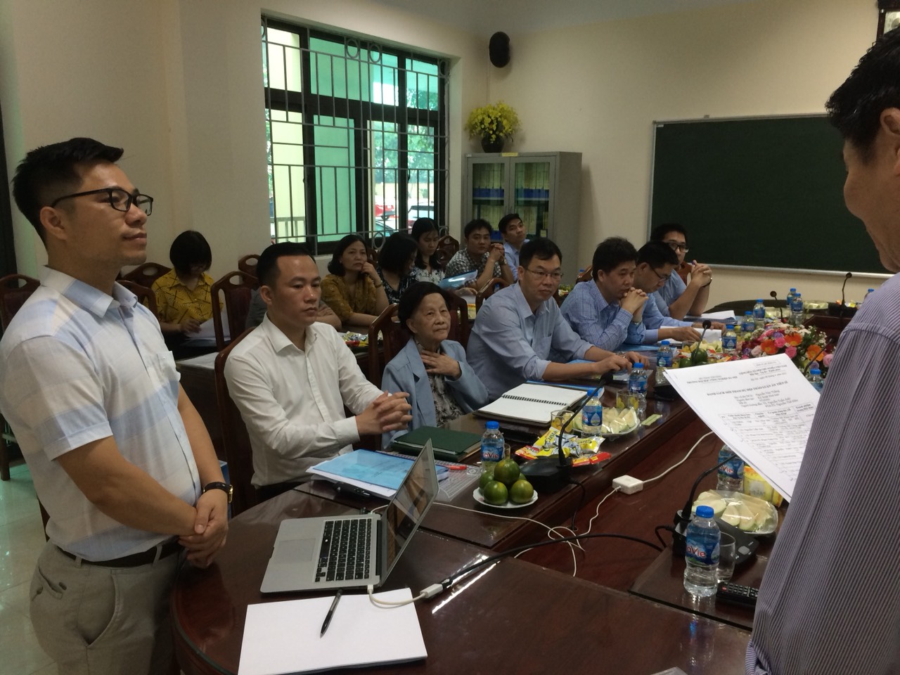 Tổ chức Hội thảo luấn án tiến sĩ cho NCS Nguyễn Văn Thắng ngành Kỹ thuật Hóa học
