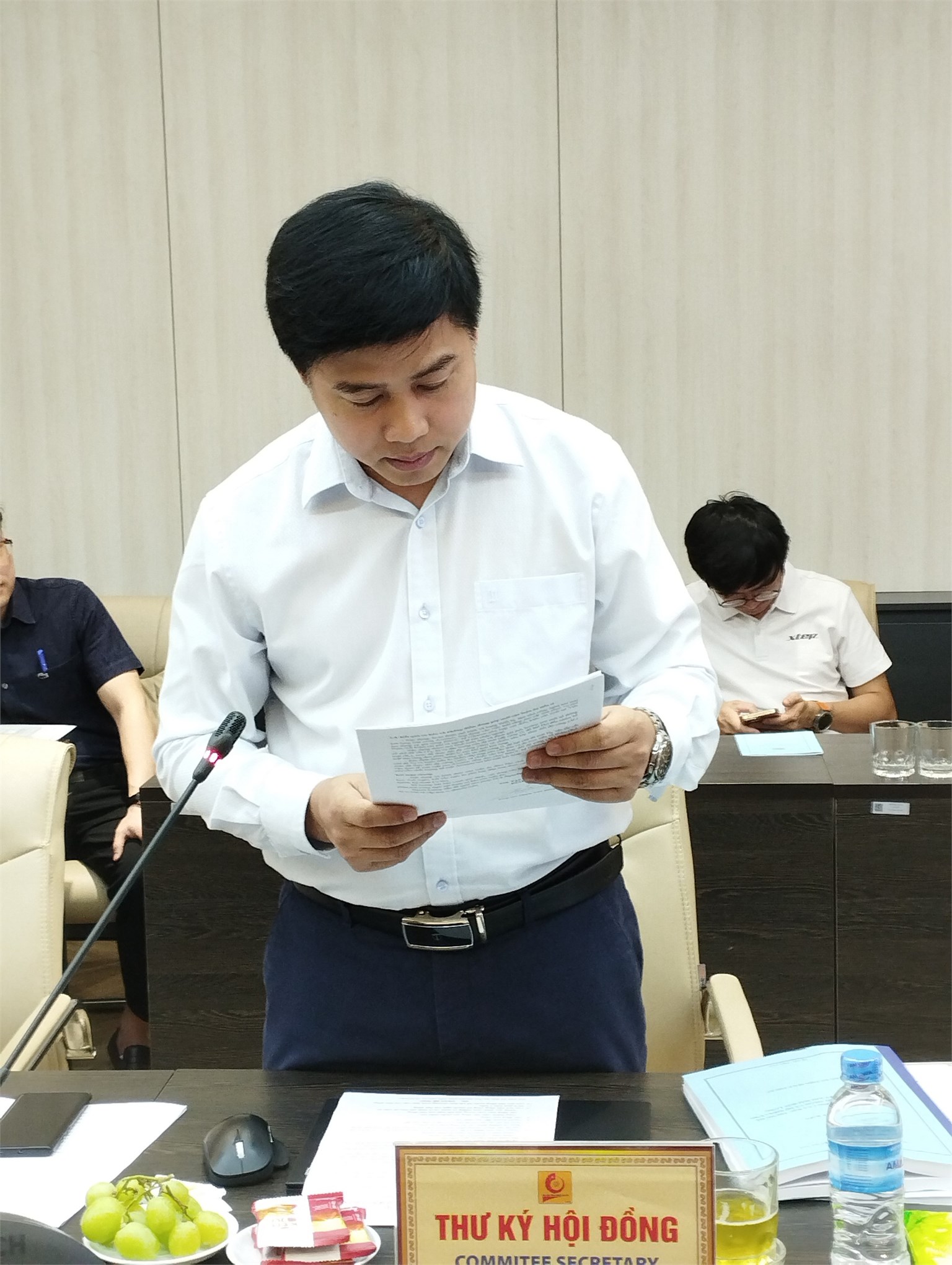 Tổ chức bảo vệ luận án tiến sĩ cấp đơn vị chuyên môn cho NCS Nguyễn Huy Kiên, chuyên ngành Kỹ thuật cơ khí.