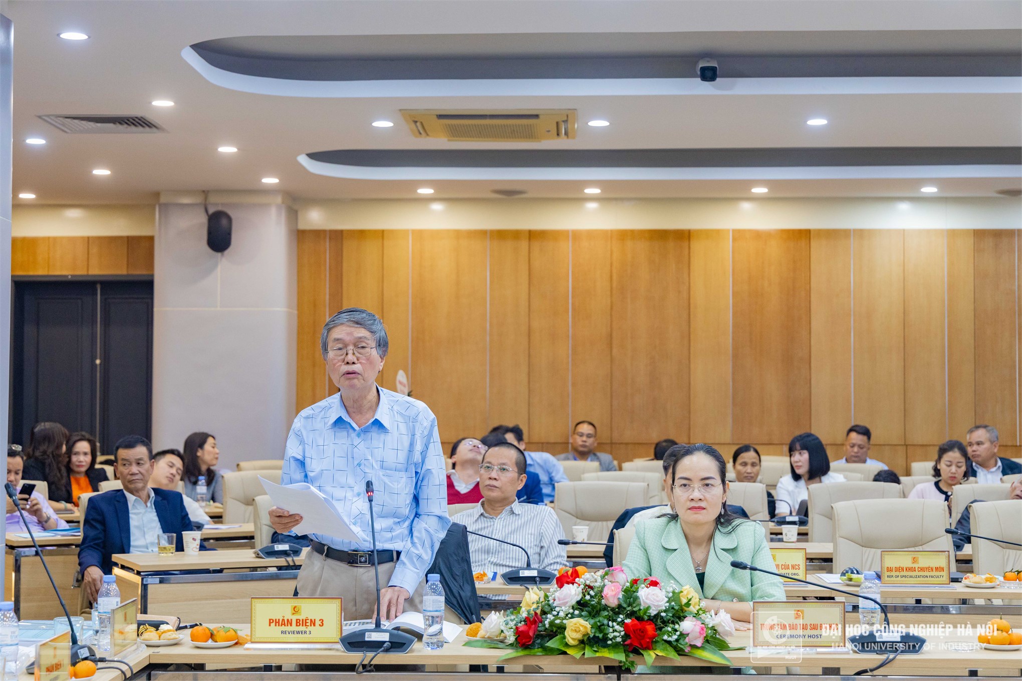 Trường Đại học Công nghiệp Hà Nội tổ chức bảo vệ luận án tiến sĩ cấp trường cho NCS Nguyễn Huy Kiên, chuyên ngành Kỹ thuật cơ khí.