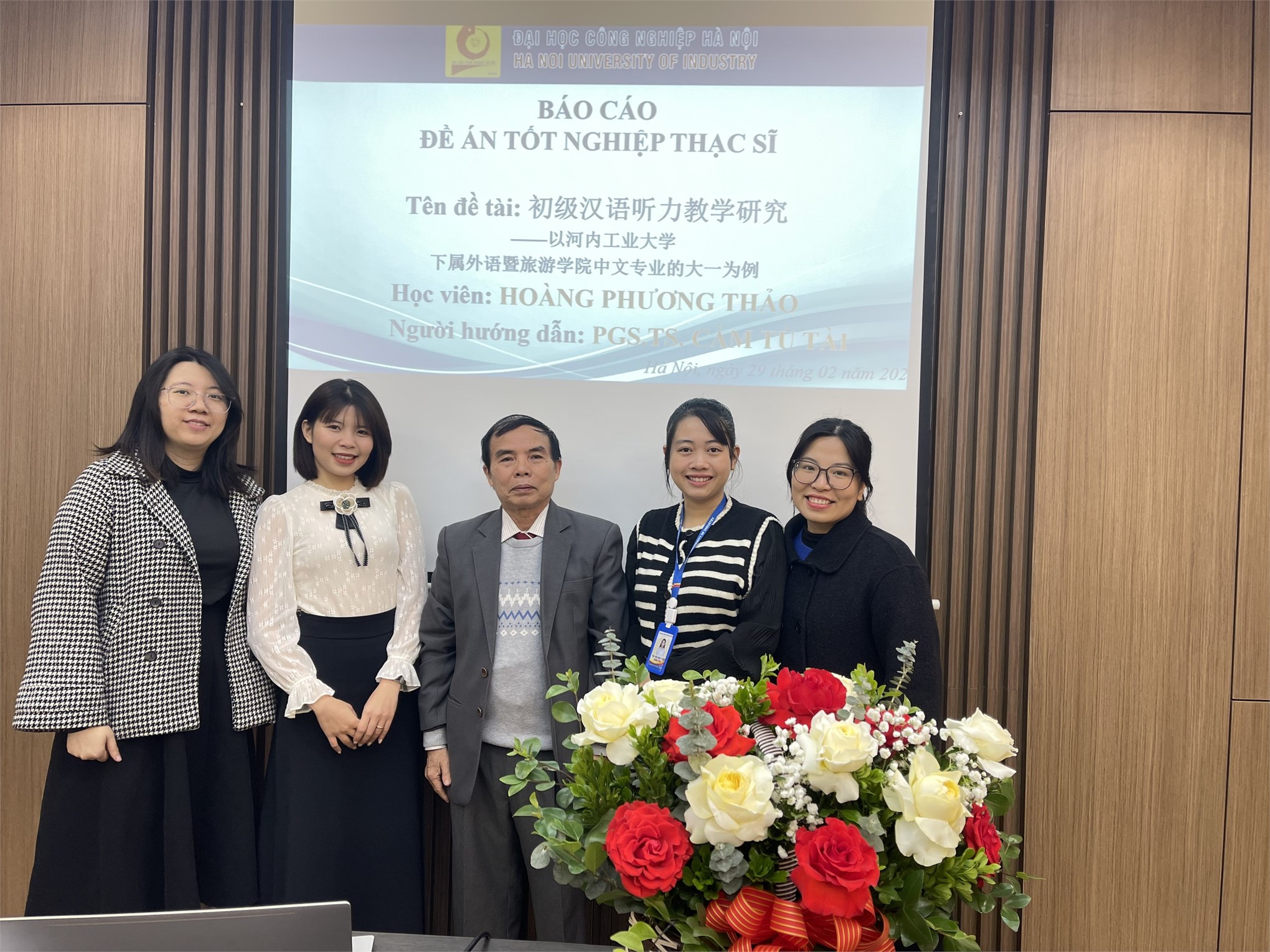 Trường Đại học Công nghiệp Hà Nội, tổ chức bảo vệ đề án tốt nghiệp thạc sĩ cho học viên cao học ngành Ngôn ngữ Trung Quốc – khóa 12 đợt 1 (niên khóa 2022-2024).