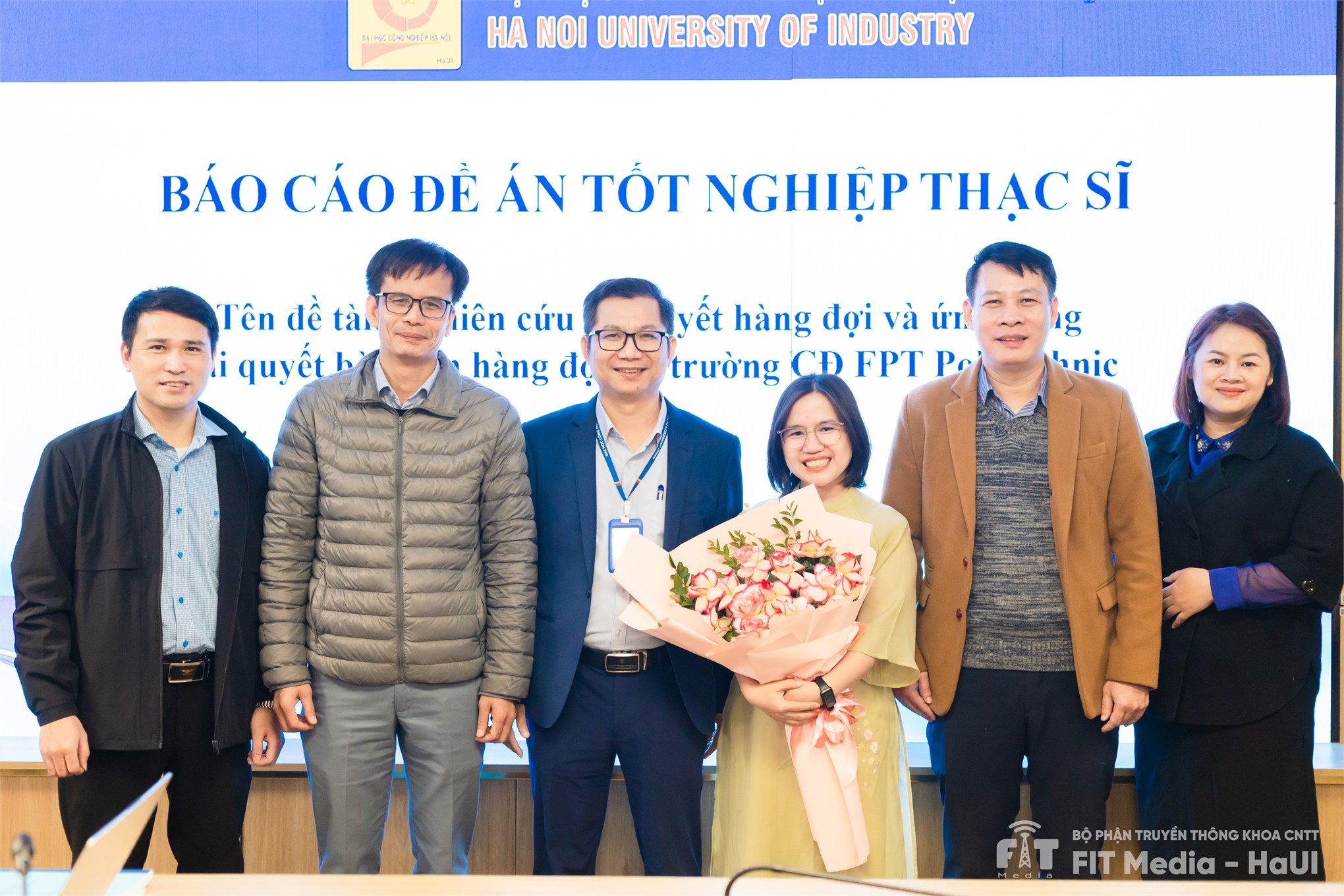 Chúc mừng học viên cao học ngành Hệ thống thông tin bảo vệ thành công đề án tốt nghiệp thạc sĩ