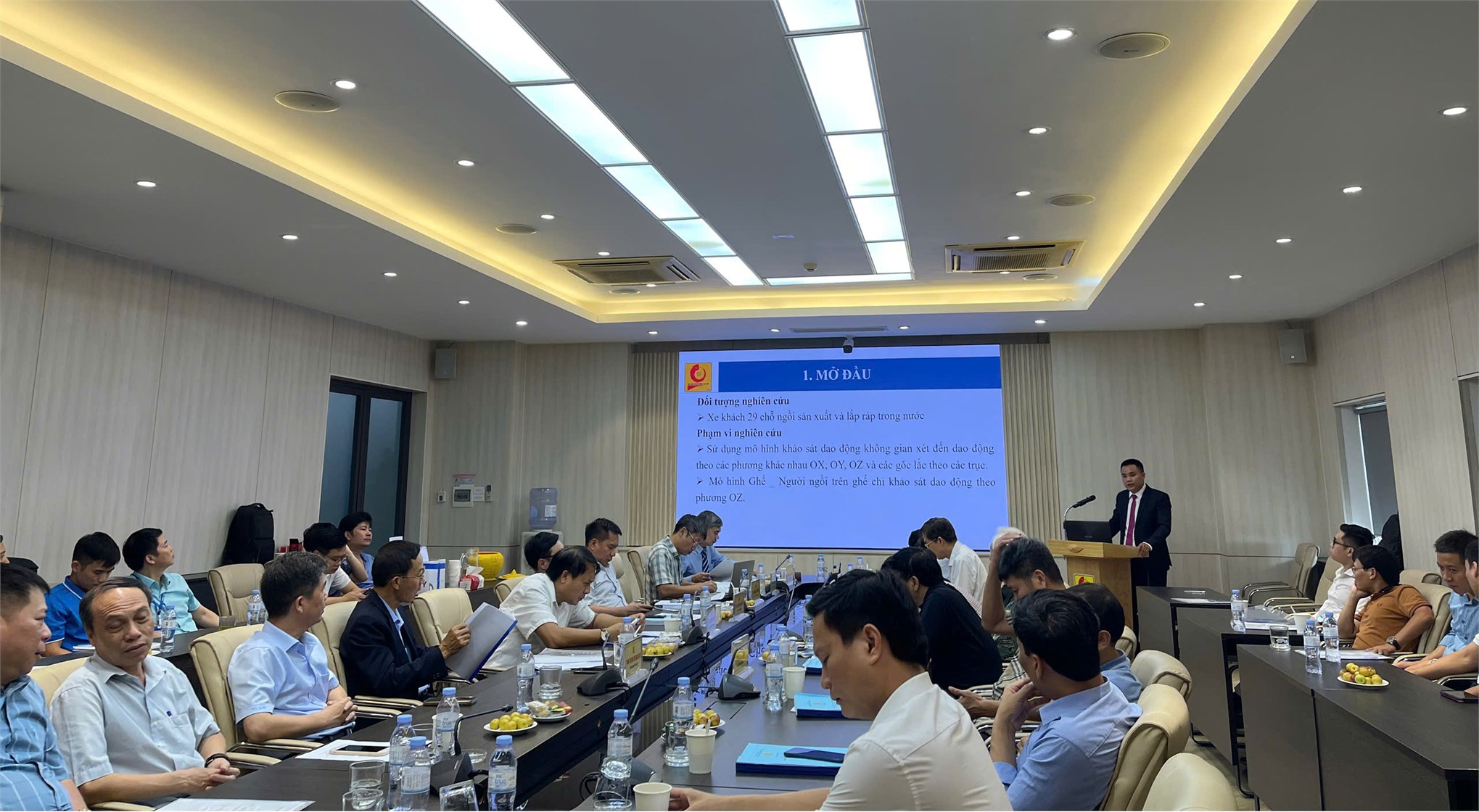 Tổ chức bảo vệ luận án tiến sĩ cấp đơn vị chuyên môn cho NCS Lê Duy Long ngành Kỹ thuật cơ khí động lực